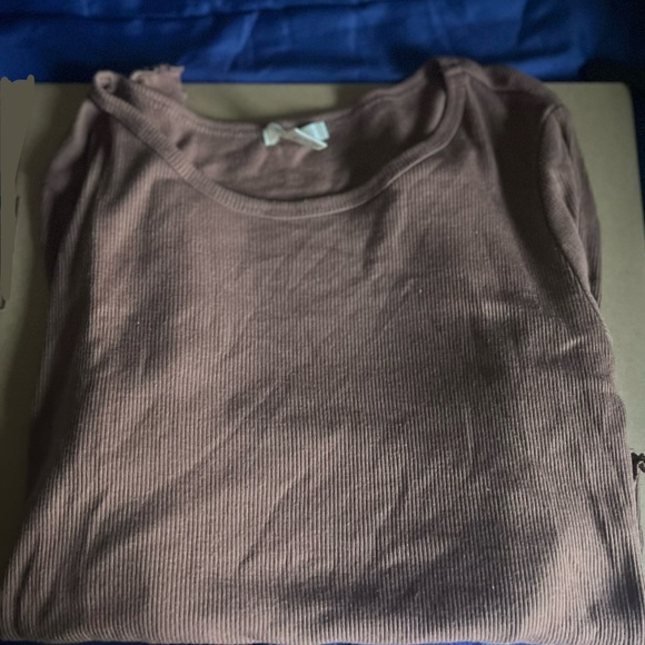 Brown long sleeve shirt - Picture 5 of 6